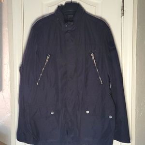 125- Coach Navy men's Parka XL NWT